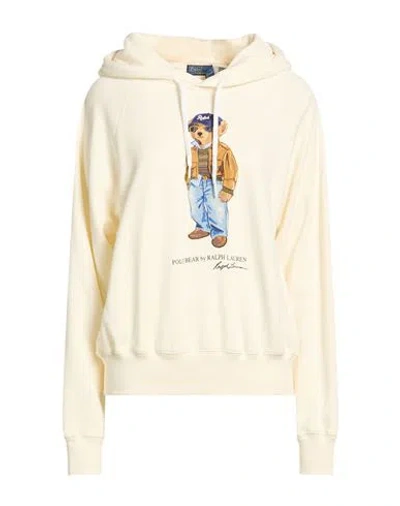 Polo Ralph Lauren Woman Sweatshirt Ivory Size Xs Cotton, Polyester