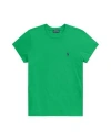 Polo Ralph Lauren Woman T-shirt Emerald Green Size L Cotton In Preppy Green