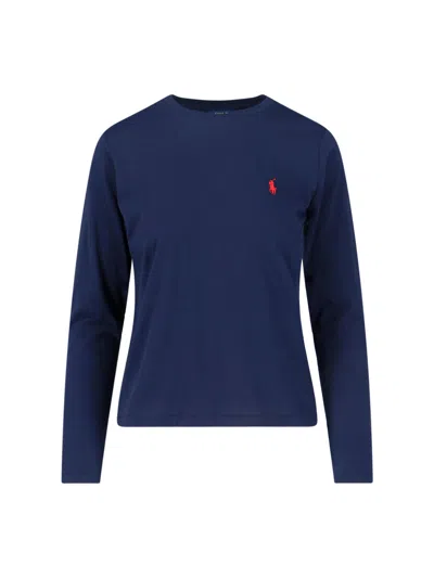 Polo Ralph Lauren Women's 100% Cotton Polo Shirt In Blue