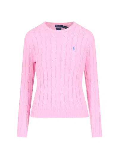 Polo Ralph Lauren Women's 100% Cotton Sweater In Pink
