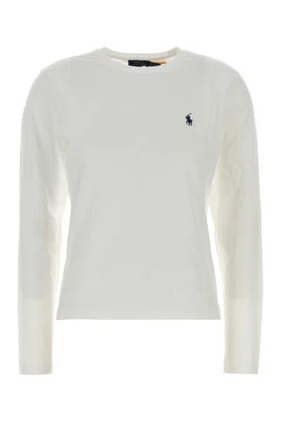 Polo Ralph Lauren Women's 100% Cotton T-shirt In White