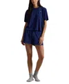 Polo Ralph Lauren Women's 2-piece Crewneck Top And Shorts Pajama Set In Blue