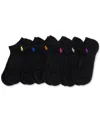 Polo Ralph Lauren Women's 6-pk. Cushion Low-cut Socks In Black