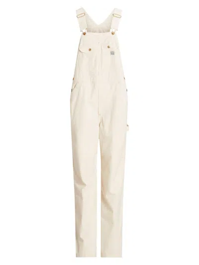 Polo Ralph Lauren Women's Baggy Denim Overalls In Drey Wash