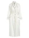 POLO RALPH LAUREN WOMEN'S BELTED SILK-BLEND ROBE