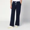 Polo Ralph Lauren Navy Blue Cotton Jogging Pants In Blue
