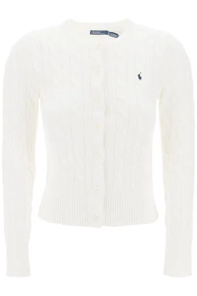 POLO RALPH LAUREN POLO RALPH LAUREN WOMEN'S CABLE KNIT COTTON CARDIGAN