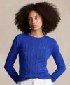 Polo Ralph Lauren Julianna Wool And Cashmere Blend Sweater In Rugby Royal