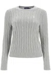 Polo Ralph Lauren Long-sleeved Round-neck Sweater In Grey