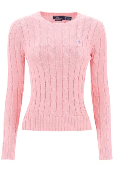 POLO RALPH LAUREN POLO RALPH LAUREN WOMEN'S CABLE KNIT COTTON SWEATER