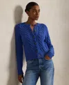 Polo Ralph Lauren Wool And Cashmere Cardigan In Blue