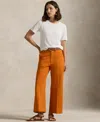 Polo Ralph Lauren Chino Wide-leg Pant In College Orange