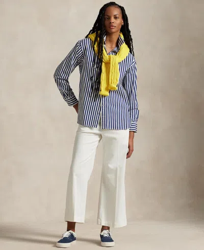 Polo Ralph Lauren Women's Chino Wide-leg Pants In Warm White