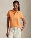 Polo Ralph Lauren Classic Fit Mesh Polo Shirt In Key West Orange