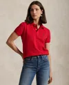 Polo Ralph Lauren Classic Fit Mesh Polo Shirt In Red