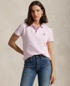 Polo Ralph Lauren Women's Classic-fit Mesh Polo Shirt In Sunkissed Pink