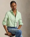 Polo Ralph Lauren Women's Classic-fit Oxford Shirt In Green