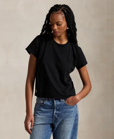 Polo Ralph Lauren Women's Classic Shrunken-fit Jersey Tee