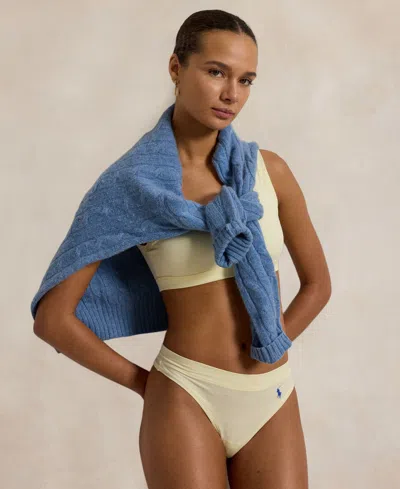 Polo Ralph Lauren Women's Club Cotton Bikini Briefs, 3-pack In Blue