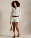 Polo Ralph Lauren Women's Cotton Chino Shorts In Deckwash White