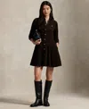Polo Ralph Lauren Cotton Corduroy A-line Shirtdress