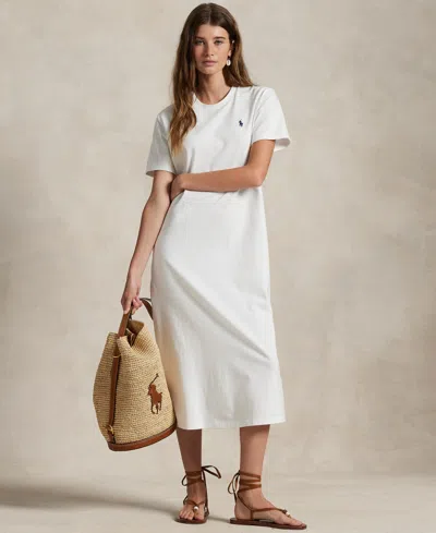 POLO RALPH LAUREN WOMEN'S COTTON JERSEY TEE DRESS