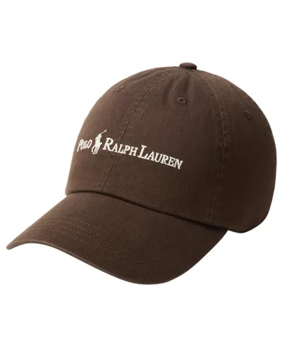 Polo Ralph Lauren Women's Cotton Twill Ball Hat In Brown