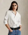 Polo Ralph Lauren Classic Fit Linen Shirt In White