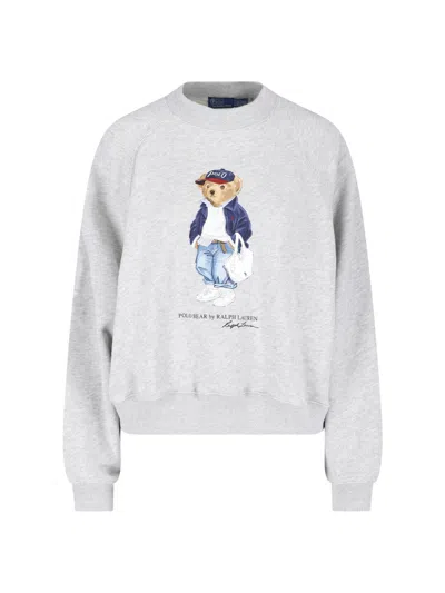 Polo Ralph Lauren Women's Cotton-blend Sweater In Gray