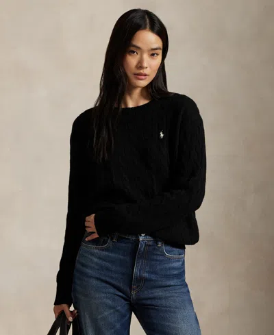 Polo Ralph Lauren Women's Crewneck Sweater In Black
