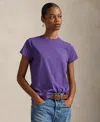 Polo Ralph Lauren Women's Crewneck T-shirt In Purple