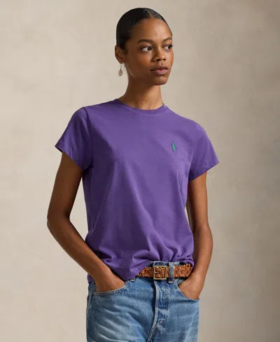 Polo Ralph Lauren Women's Crewneck T-shirt In Purple