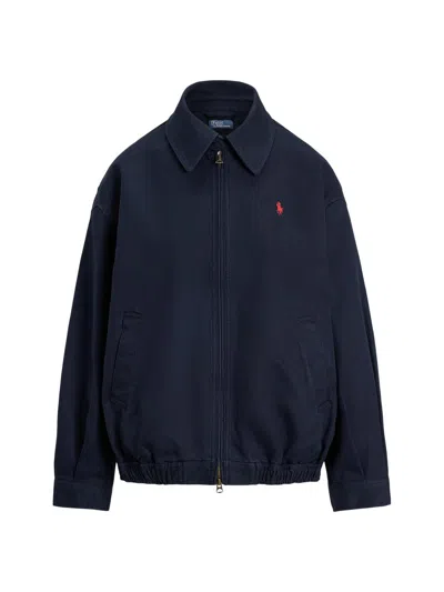 POLO RALPH LAUREN WOMEN'S DOUBLE-FACED COTTON BOMBER JACKET