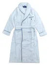 Polo Ralph Lauren Women's Essentials Cotton Robe In White Cloud In Multi