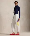 Polo Ralph Lauren Flag Logo Fleece Sweatpant In White