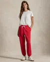 Polo Ralph Lauren Classic Jogging Pants In Red