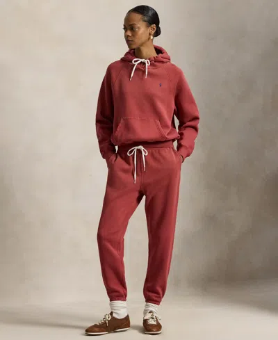 Polo Ralph Lauren Women's Fleece Drawstring Sweatpants In Brown