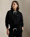 Polo Ralph Lauren Women's Fleece Full-zip Hoodie In Black