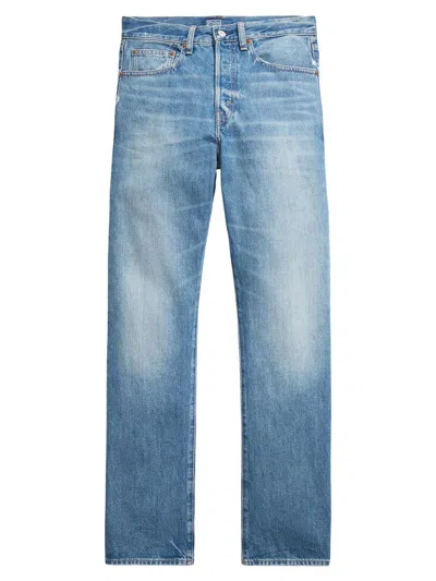Polo Ralph Lauren Women's High-rise Straight-leg Jeans In Blue