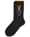 Polo Ralph Lauren Women's Holiday Bear Knit Crew Socks In Black
