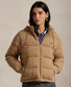 Polo Ralph Lauren Women's Hooded Quilt Jacket In Blue