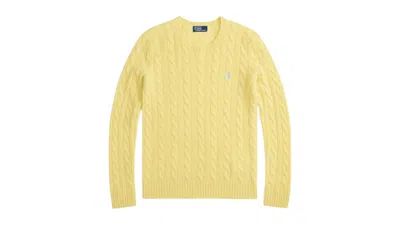 Pre-owned Polo Ralph Lauren Women's Julianna Long Sleeve Pullover In Fall Yellow