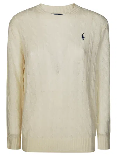 Polo Ralph Lauren Women's Kimberly V-neck Sweater In White