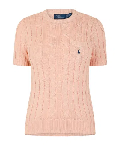 Polo Ralph Lauren Women's Knitted Tops In Pink