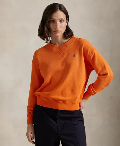 Polo Ralph Lauren Women's Lightweight Fleece Crewneck Sweatshirt