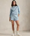 Polo Ralph Lauren Women's Lightweight Fleece Drawstring Shorts In Alpine Blue