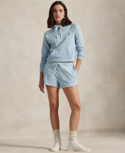 Polo Ralph Lauren Women's Lightweight Fleece Drawstring Shorts In Alpine Blue