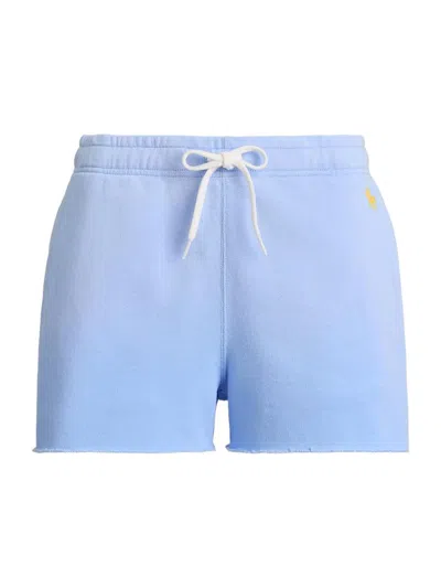 Polo Ralph Lauren Cotton Blend Lounge Shorts Back Pocket In Blue