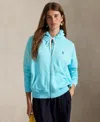 Polo Ralph Lauren Women's Lightweight Fleece Full-zip Hoodie Sweatshirt