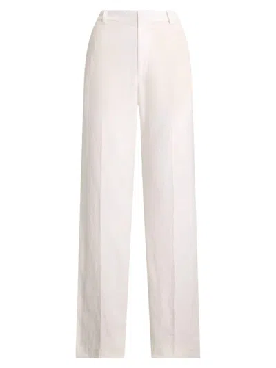 Polo Ralph Lauren Women's Linen Wide-leg Trousers In Nevis